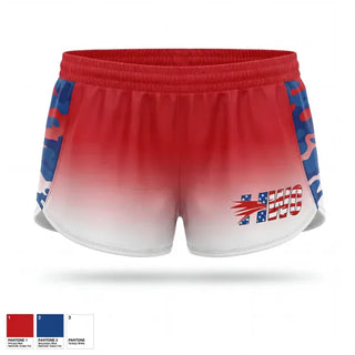 Womens Shorts, Hawks Wrestling Club, Wrestling, Teamtime, Team time, sublimation, custom sports apparel, team uniforms, spirit wear, spiritwear, sports uniforms, custom shirts, team store, custom team store, fundraiser sports, apparel fundraiser