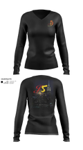 Jonny Five Film 55513459 Women's Long Sleeve V-neck Shirt - 50