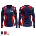 City Of Greer FD Women's Long Sleeve V-neck Shirt - 1