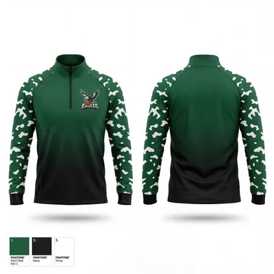 Eagles 6669534 Quarter Zip Jacket - 1