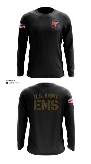 Long Sleeve Performance Shirt, U.S. ARMY EMS, EMS/EMT, Teamtime, Team time, sublimation, custom sports apparel, team uniforms, spirit wear, spiritwear, sports uniforms, custom shirts, team store, custom team store, fundraiser sports, apparel fundraiser