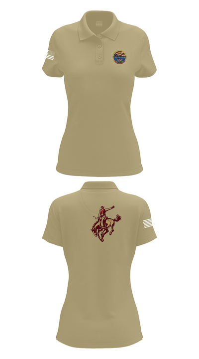 Missile Techs 24768628 Women's Short Sleeve Performance Polo  - 90