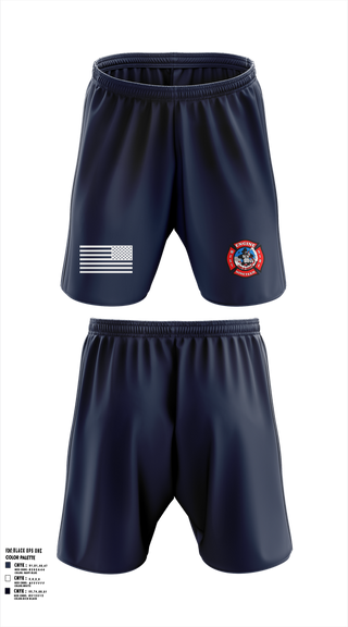 Athletic Shorts With Pockets, Station 19, Fire Department, Teamtime, Team time, sublimation, custom sports apparel, team uniforms, spirit wear, spiritwear, sports uniforms, custom shirts, team store, custom team store, fundraiser sports, apparel fundraiser