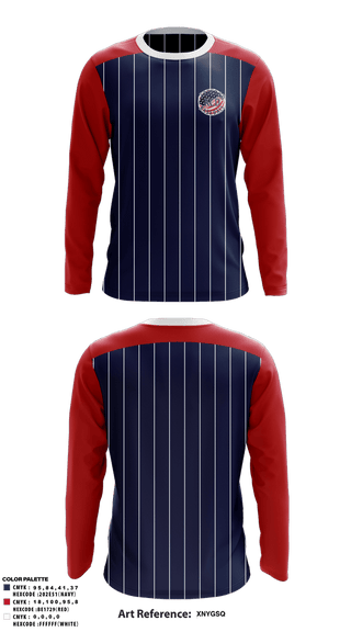 Long Sleeve Performance Shirt, KCD Freedom, Baseball, Teamtime, Team time, sublimation, custom sports apparel, team uniforms, spirit wear, spiritwear, sports uniforms, custom shirts, team store, custom team store, fundraiser sports, apparel fundraiser