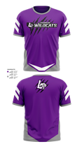 Louisburg Wildcat Baseball Short Sleeve Performance Shirt - 21