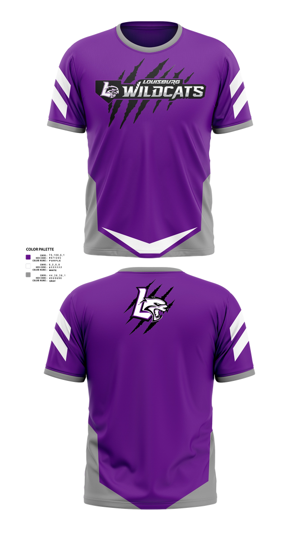 Short Sleeve Performance Shirt, Louisburg Wildcat Baseball, Baseball, Teamtime, Team time, sublimation, custom sports apparel, team uniforms, spirit wear, spiritwear, sports uniforms, custom shirts, team store, custom team store, fundraiser sports, apparel fundraiser