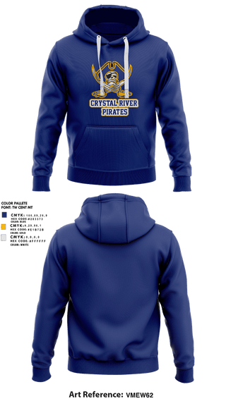 Hoodie, Crystal River Pirates, , Teamtime, Team time, sublimation, custom sports apparel, team uniforms, spirit wear, spiritwear, sports uniforms, custom shirts, team store, custom team store, fundraiser sports, apparel fundraiser