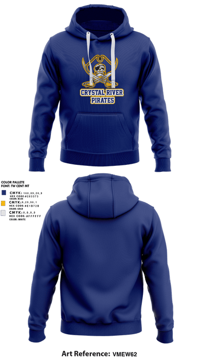 Crystal River Pirates 96788049 Hoodie - 1