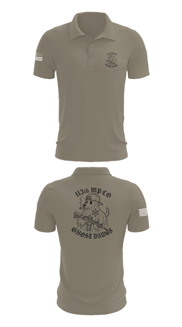 Short Sleeve Performance Polo, 113th MP CO, Army, Teamtime, Team time, sublimation, custom sports apparel, team uniforms, spirit wear, spiritwear, sports uniforms, custom shirts, team store, custom team store, fundraiser sports, apparel fundraiser