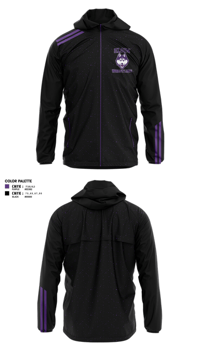 Elgin Huskies 34106074 Windbreaker - 4