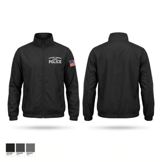 Windbreaker, Central Cambria School Police, Police, Teamtime, Team time, sublimation, custom sports apparel, team uniforms, spirit wear, spiritwear, sports uniforms, custom shirts, team store, custom team store, fundraiser sports, apparel fundraiser