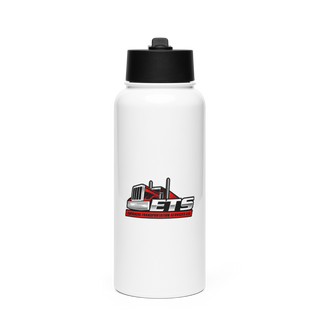 Eufracio Transportation Services LLC Stainless Steel Water Bottle with a Straw Lid