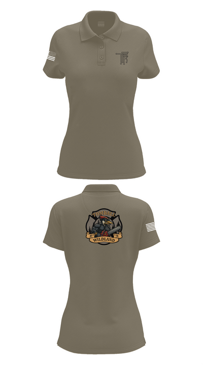Tomball Wildland 83811767 Women's Short Sleeve Performance Polo  - 75