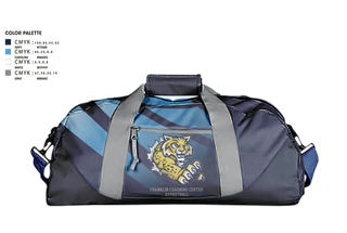 Duffle Bag, Franklin Learning Center Basketball, Women's Basketball, Teamtime, Team time, sublimation, custom sports apparel, team uniforms, spirit wear, spiritwear, sports uniforms, custom shirts, team store, custom team store, fundraiser sports, apparel fundraiser