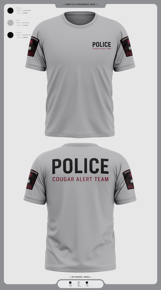 Old School Cotton Feel Shirt, Cougar Alert Team 1, Police, Teamtime, Team time, sublimation, custom sports apparel, team uniforms, spirit wear, spiritwear, sports uniforms, custom shirts, team store, custom team store, fundraiser sports, apparel fundraiser