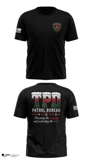 Short Sleeve Performance Shirt, Patrol Bureau, Police, Teamtime, Team time, sublimation, custom sports apparel, team uniforms, spirit wear, spiritwear, sports uniforms, custom shirts, team store, custom team store, fundraiser sports, apparel fundraiser