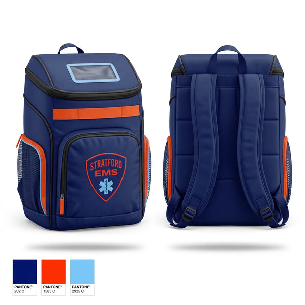 Gear Bag, Stratford EMS, EMS/EMT, Teamtime, Team time, sublimation, custom sports apparel, team uniforms, spirit wear, spiritwear, sports uniforms, custom shirts, team store, custom team store, fundraiser sports, apparel fundraiser