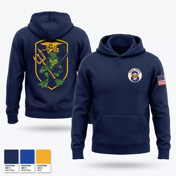 Hoodie, Naval Special Warfare, Navy, Teamtime, Team time, sublimation, custom sports apparel, team uniforms, spirit wear, spiritwear, sports uniforms, custom shirts, team store, custom team store, fundraiser sports, apparel fundraiser