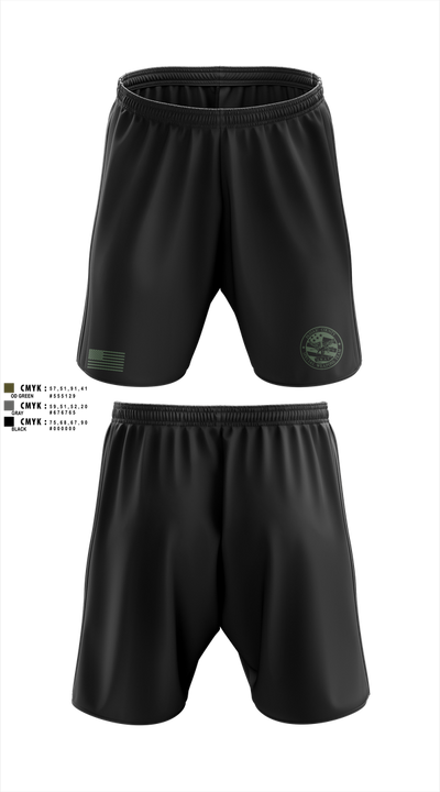 PCSO Black Knights 43803915 Athletic Shorts With Pockets - 3
