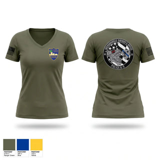 Womens Short Sleeve Vneck Shirt, JSO K9, Police, Teamtime, Team time, sublimation, custom sports apparel, team uniforms, spirit wear, spiritwear, sports uniforms, custom shirts, team store, custom team store, fundraiser sports, apparel fundraiser
