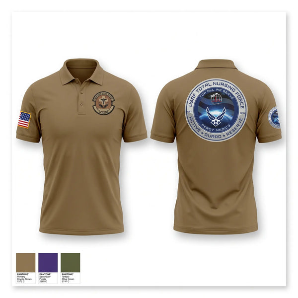 Short Sleeve Performance Polo, blah, Air Force, Teamtime, Team time, sublimation, custom sports apparel, team uniforms, spirit wear, spiritwear, sports uniforms, custom shirts, team store, custom team store, fundraiser sports, apparel fundraiser