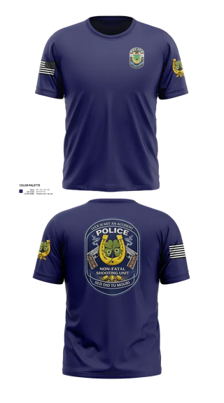 Old School Cotton Feel Shirt, Non Fatal Shooting Unit, Police, Teamtime, Team time, sublimation, custom sports apparel, team uniforms, spirit wear, spiritwear, sports uniforms, custom shirts, team store, custom team store, fundraiser sports, apparel fundraiser