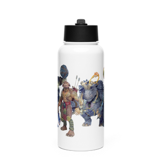 Apache 65972531 Stainless Steel Water Bottle with a Straw Lid
