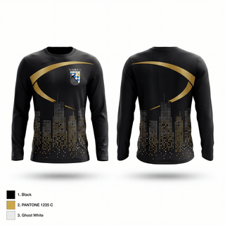 Long Sleeve Performance Shirt, Miners, Men's Basketball, Teamtime, Team time, sublimation, custom sports apparel, team uniforms, spirit wear, spiritwear, sports uniforms, custom shirts, team store, custom team store, fundraiser sports, apparel fundraiser