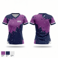 BRAG 61403773 Women's Short Sleeve V-neck Shirt - 1