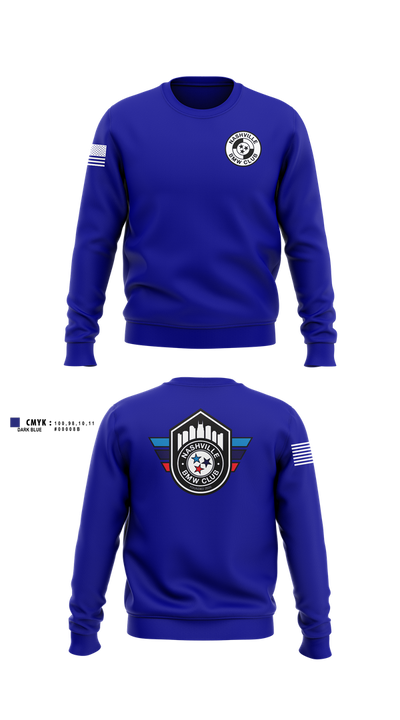 BMW Club of Nashville 77939303 Crew Neck Sweatshirt - 1