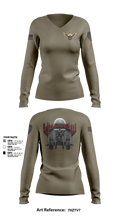 CHP- GGD WST 25577608 Women's Long Sleeve V-neck Shirt - 102