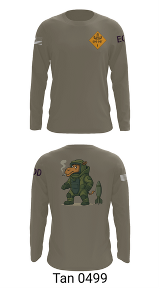 Long Sleeve Performance Shirt, 1st EOD DET, , Teamtime, Team time, sublimation, custom sports apparel, team uniforms, spirit wear, spiritwear, sports uniforms, custom shirts, team store, custom team store, fundraiser sports, apparel fundraiser