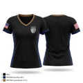 Fort Walton Beach Police Department 16599303 Women's Short Sleeve V-neck Shirt - 1