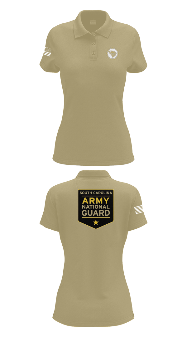 Womens Short Sleeve Performance Polo, Scarng, National Guard, Teamtime, Team time, sublimation, custom sports apparel, team uniforms, spirit wear, spiritwear, sports uniforms, custom shirts, team store, custom team store, fundraiser sports, apparel fundraiser