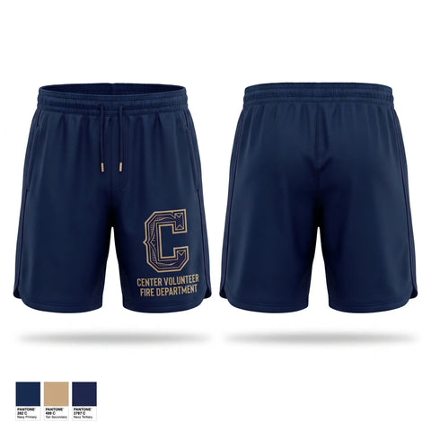 Athletic Shorts With Pockets, Center volunteer Fire department, Fire Department, Teamtime, Team time, sublimation, custom sports apparel, team uniforms, spirit wear, spiritwear, sports uniforms, custom shirts, team store, custom team store, fundraiser sports, apparel fundraiser