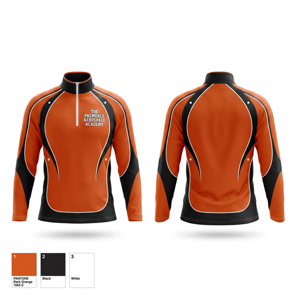 Quarter Zip Jacket, The Palmdale Aerospace Academy, Men's Basketball, Teamtime, Team time, sublimation, custom sports apparel, team uniforms, spirit wear, spiritwear, sports uniforms, custom shirts, team store, custom team store, fundraiser sports, apparel fundraiser