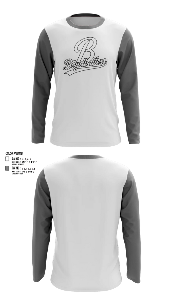 Long Sleeve Performance Shirt, BoydballersBoydballers, Men's Basketball, Teamtime, Team time, sublimation, custom sports apparel, team uniforms, spirit wear, spiritwear, sports uniforms, custom shirts, team store, custom team store, fundraiser sports, apparel fundraiser