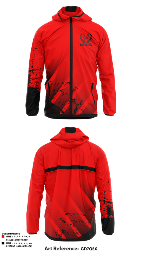 Windbreaker, Panthers, Men's Soccer, Teamtime, Team time, sublimation, custom sports apparel, team uniforms, spirit wear, spiritwear, sports uniforms, custom shirts, team store, custom team store, fundraiser sports, apparel fundraiser