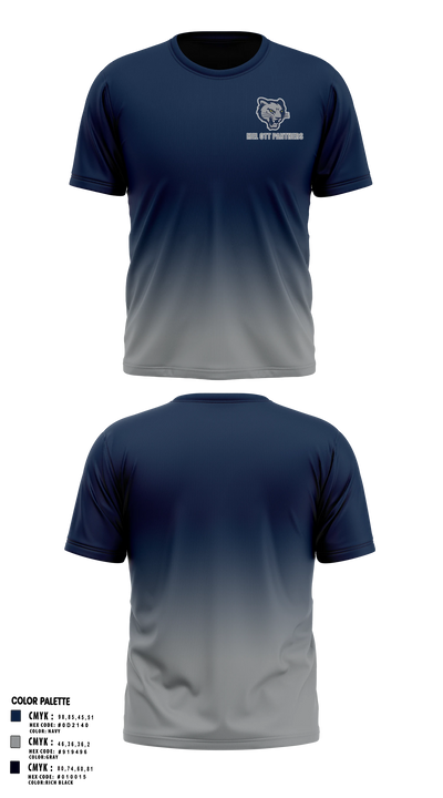 Mel Ott Panthers 8799044 Short Sleeve Performance Shirt - 3