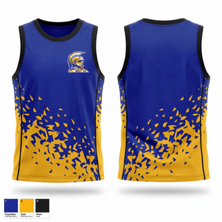 Mens Basketball Jersey, Lakeview Spartans, Men's Basketball, Teamtime, Team time, sublimation, custom sports apparel, team uniforms, spirit wear, spiritwear, sports uniforms, custom shirts, team store, custom team store, fundraiser sports, apparel fundraiser