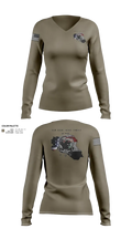 982nd Combat Camera Co. 61956879 Women's Long Sleeve V-neck Shirt - 21