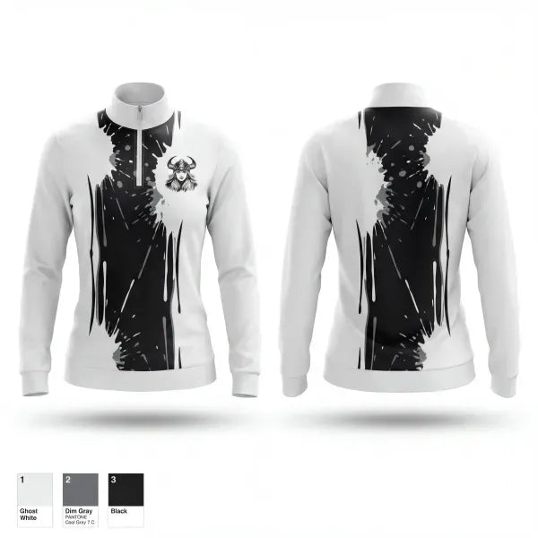 Quarter Zip Jacket, Vikings, Softball, Teamtime, Team time, sublimation, custom sports apparel, team uniforms, spirit wear, spiritwear, sports uniforms, custom shirts, team store, custom team store, fundraiser sports, apparel fundraiser