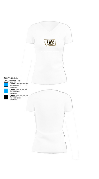 Womens Short Sleeve Vneck Shirt, Billings wrestling club, Wrestling, Teamtime, Team time, sublimation, custom sports apparel, team uniforms, spirit wear, spiritwear, sports uniforms, custom shirts, team store, custom team store, fundraiser sports, apparel fundraiser