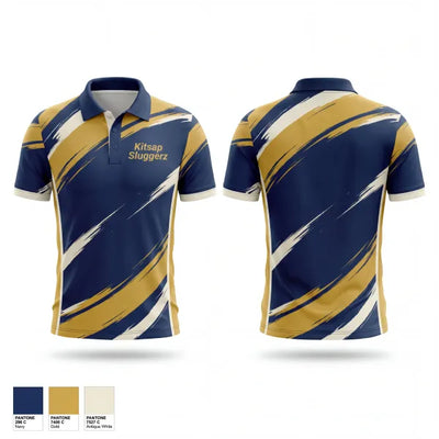 Kitsap Sluggerz 17102965 Short Sleeve Performance Polo - 1