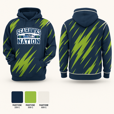 South Huntington Seahawks 58795977 Hoodie - 1