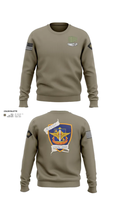 640th ASB Bravo Company 67727556 Crew Neck Sweatshirt - 22