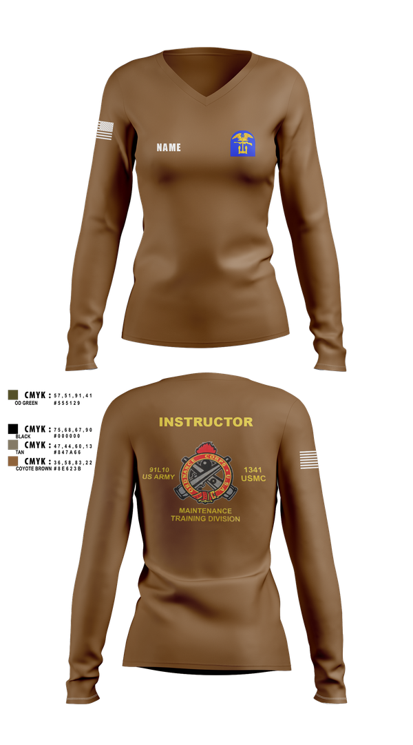 Womens Long Sleeve Vneck Shirt, D CO, , Teamtime, Team time, sublimation, custom sports apparel, team uniforms, spirit wear, spiritwear, sports uniforms, custom shirts, team store, custom team store, fundraiser sports, apparel fundraiser