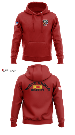 Hoodie, White Shield Fire Department, Fire Department, Teamtime, Team time, sublimation, custom sports apparel, team uniforms, spirit wear, spiritwear, sports uniforms, custom shirts, team store, custom team store, fundraiser sports, apparel fundraiser