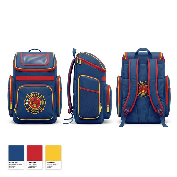 Gear Bag, Wall Volunteer Fire Department, Fire Department, Teamtime, Team time, sublimation, custom sports apparel, team uniforms, spirit wear, spiritwear, sports uniforms, custom shirts, team store, custom team store, fundraiser sports, apparel fundraiser
