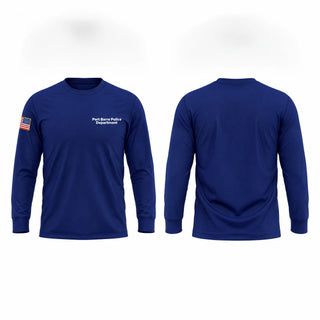 Long Sleeve Performance Shirt, Port Barre Police Department, Police, Teamtime, Team time, sublimation, custom sports apparel, team uniforms, spirit wear, spiritwear, sports uniforms, custom shirts, team store, custom team store, fundraiser sports, apparel fundraiser
